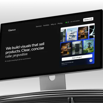 Glance interface, view 1
